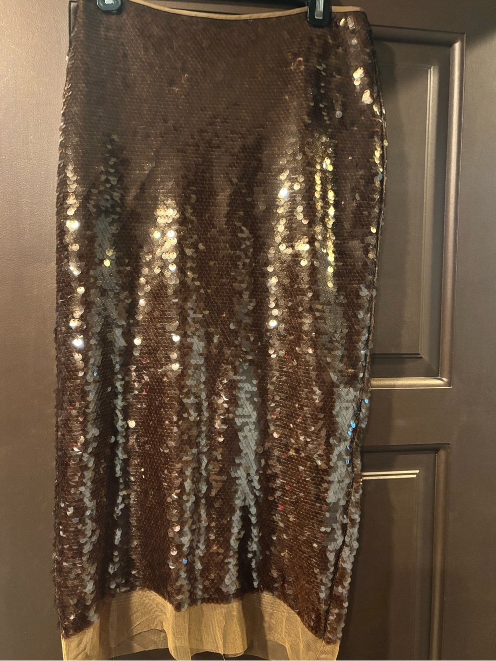 H&M Edition Brown, bronze skirt  - US 6